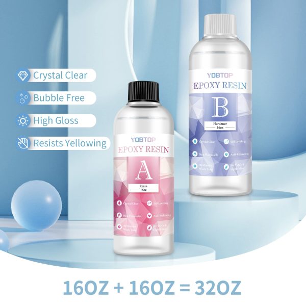 YOBTOP Epoxy Resin 32 oz Kit - Image 2